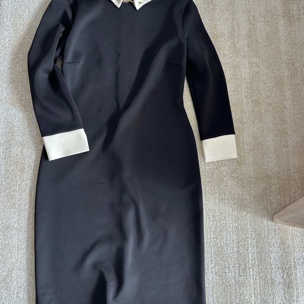 Elegant Black and White Dress